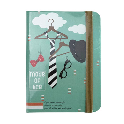 Notebook A6, 80 sheets, in assortment