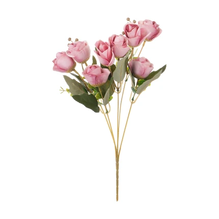Artificial spray rose, in assortment