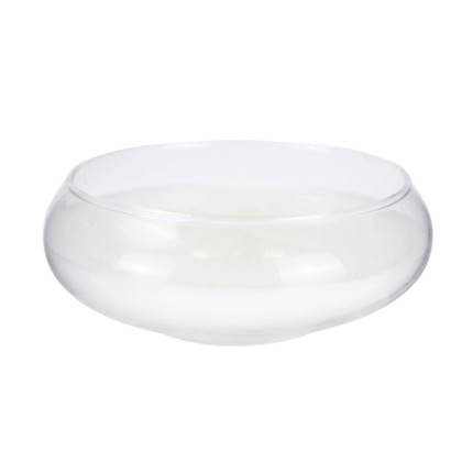 Scented candle in glass