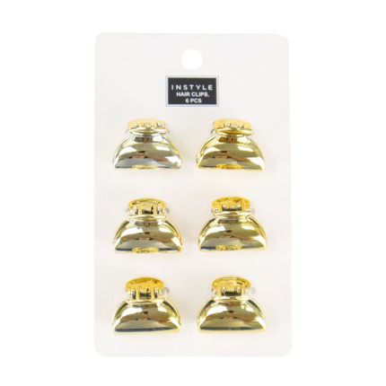 HAIR CLIPS 6PCS INSTYLE