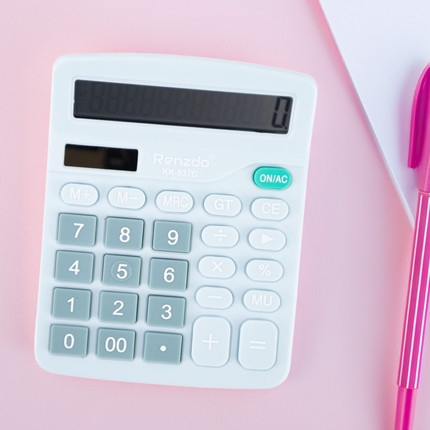 Calculator, 12x15 cm, assorted