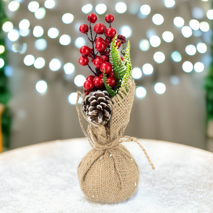 Christmas decoration in a bag, assorted