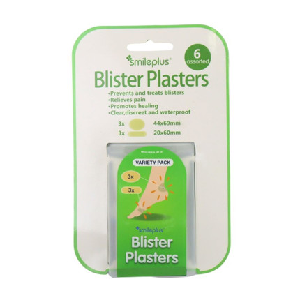 Hydrocolloid plasters, 6 pcs