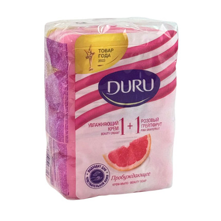 Duru Soap Soft Sens 80g*4 Pink Grapefruit