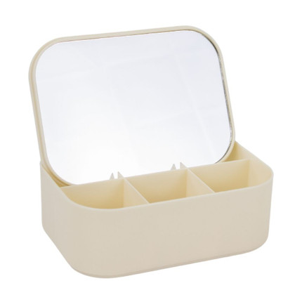Cosmetics Storage Box with mirror