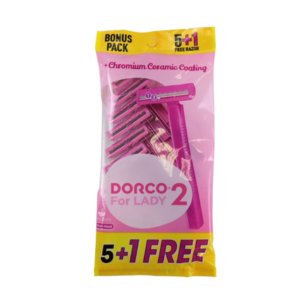 Dorco Twin Blade Women Razors 5+1