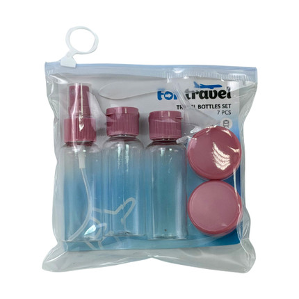 TRAVEL BOTTLES SET, 7 PCS
