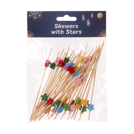 Set of skewers "Stars", 40 pcs.