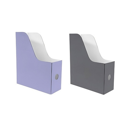 Cardboard document trays, 2 pcs., 30x25x9.7 cm, assorted