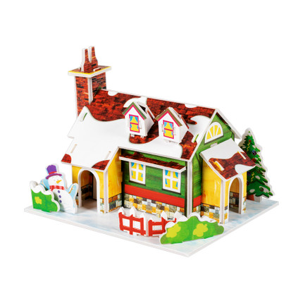 Christmas 3D puzzle, assorted