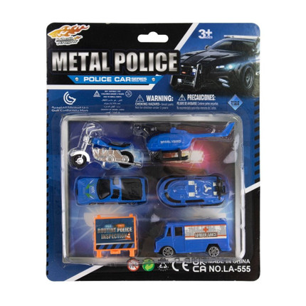 SET OF VEHICLES, 6 PCS