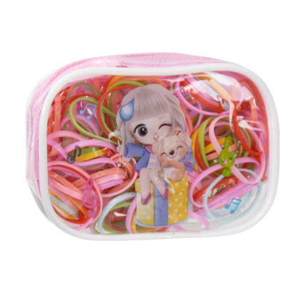 Hair elastic set, 200 pcs