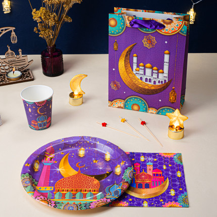 Paper cups "Ramadan", 8 pcs., in assortment