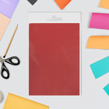 Self-adhesive colored paper A4, 10 colors, 80 g/m²