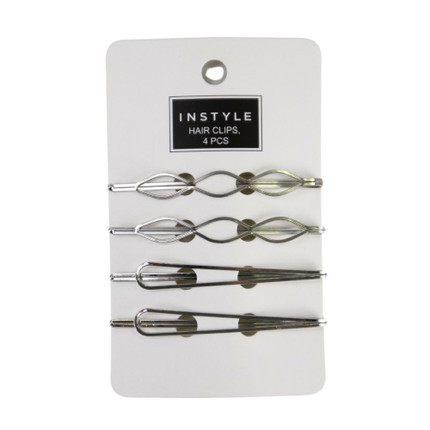 HAIR CLIPS  4PCS  INSTYLE