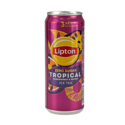 Lipton Ice Tea Tropi Zero Sug 315ml can