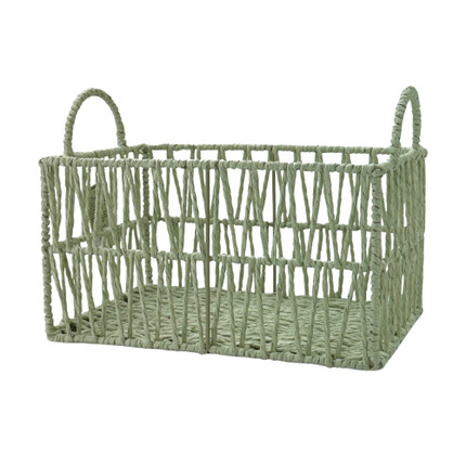 Decorative woven basket