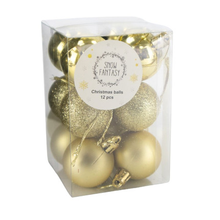 Christmas balls, 12 pcs.