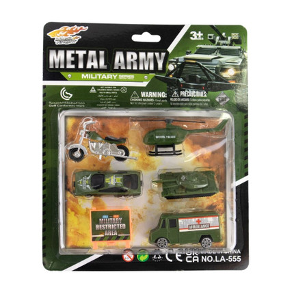 SET OF VEHICLES, 6 PCS