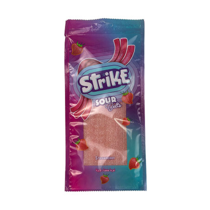 Gummy Strike Sour Belts Strawberrу 70G