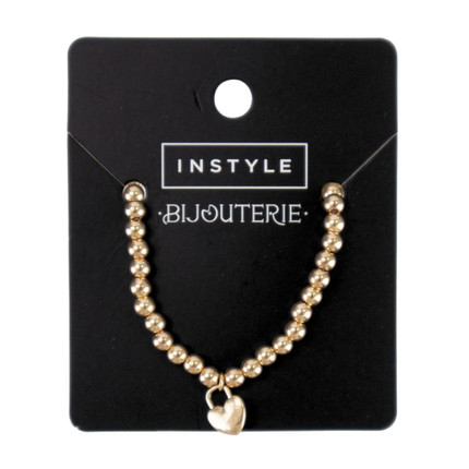 Beaded bracelet with pendant