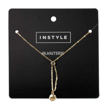 Necklace with long pendant 60 cm