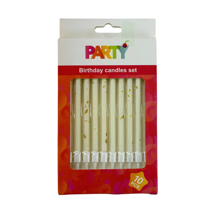 BIRTHDAY CANDLES SET,10 PCS