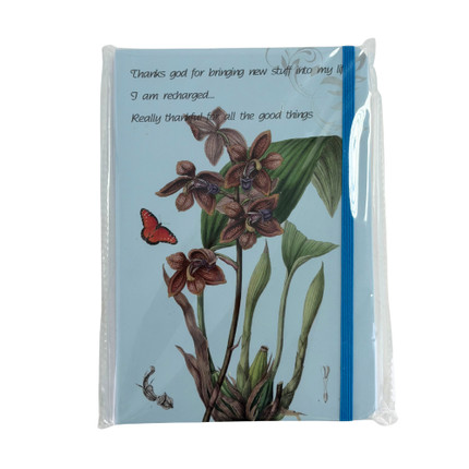 Notebook “Flowers,” A5, 80 sheets, in assortment