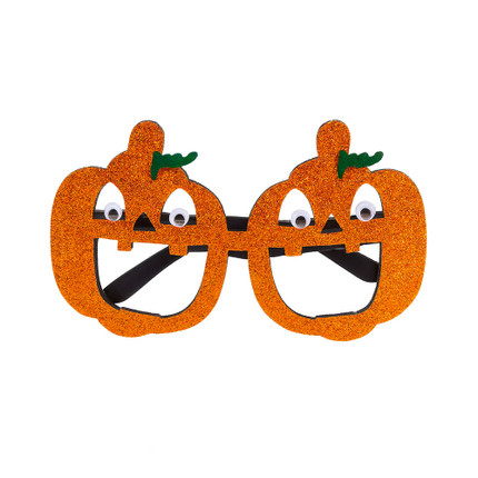 Halloween glitter glasses, assorted