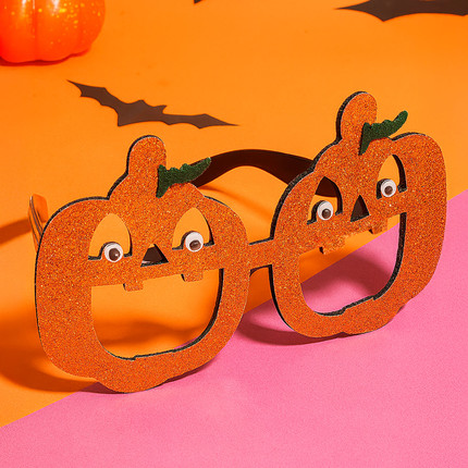 Halloween glitter glasses, assorted