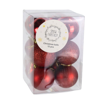 Christmas balls, 12 pcs.