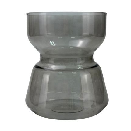 Colored glass vase, in assortment