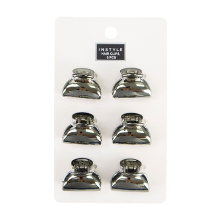 HAIR CLIPS 6PCS INSTYLE