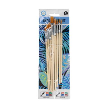 Paintbrush set, 8 pcs