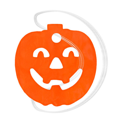 Pumpkin paper garland