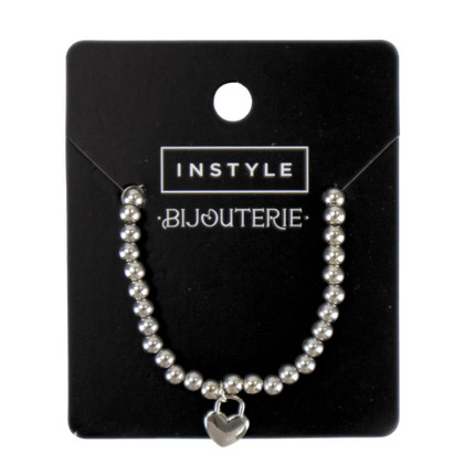 Beaded bracelet with pendant