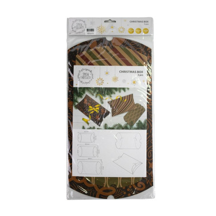 Set of gift boxes, Snow fantasy, 3 pcs., assorted