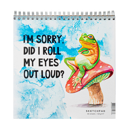 Sketch pad 40 sheets 195x197-Gray -Girl