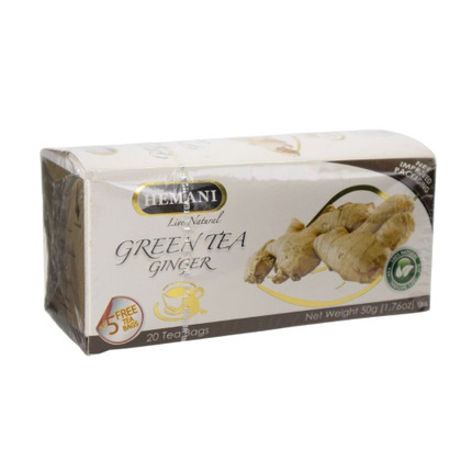 Hemani Green Tea Ginger 20 bags