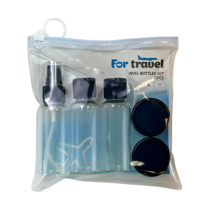 TRAVEL BOTTLES SET, 7 PCS