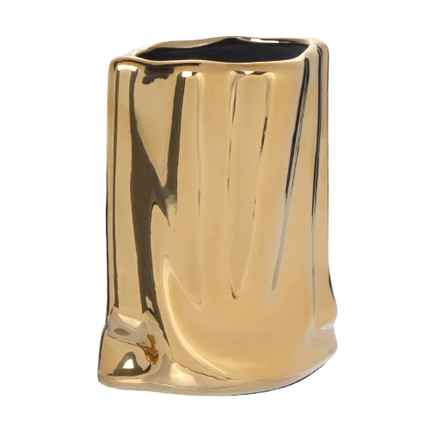 Vase "Golden", 12x16.8 cm