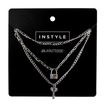 Double necklace with pendants