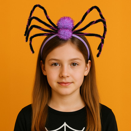 Headband with spider, assorted
