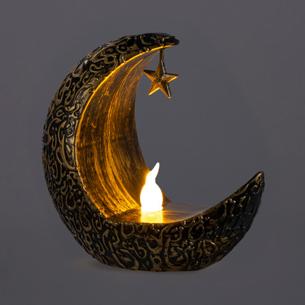 Decorative moon lamp, in assortment