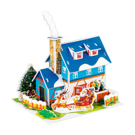 Christmas 3D puzzle, assorted