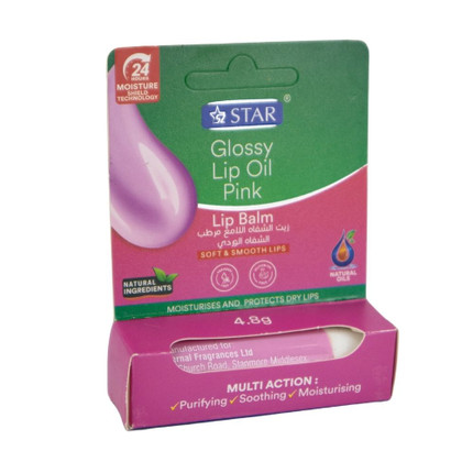 Star Lip Balm Glossy Lip Oil Pink 4.8 g