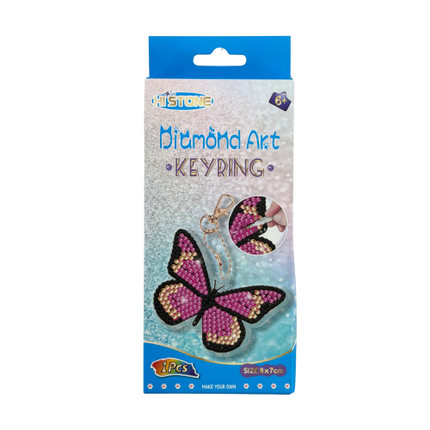 DIY DIAMOND PAINTING KEYCHAIN