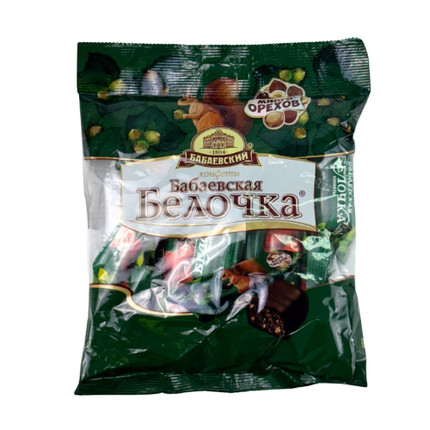 Babaevskaya Belochka Choc-Hazelnuts 200G