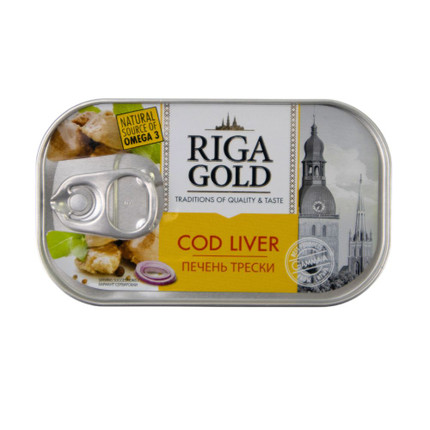 Cod Liver Riga Gold 120g