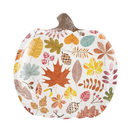 Paper plate 23 cm, 8 pcs